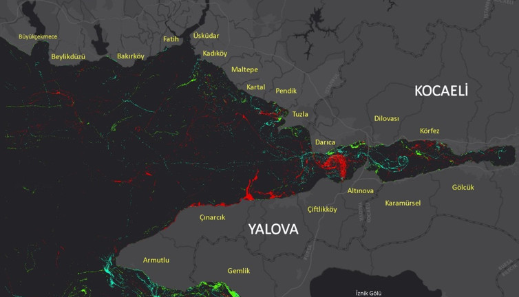 Marmara Denizi'ndeki müsilajın yoğunluk haritası çıkarıldı
