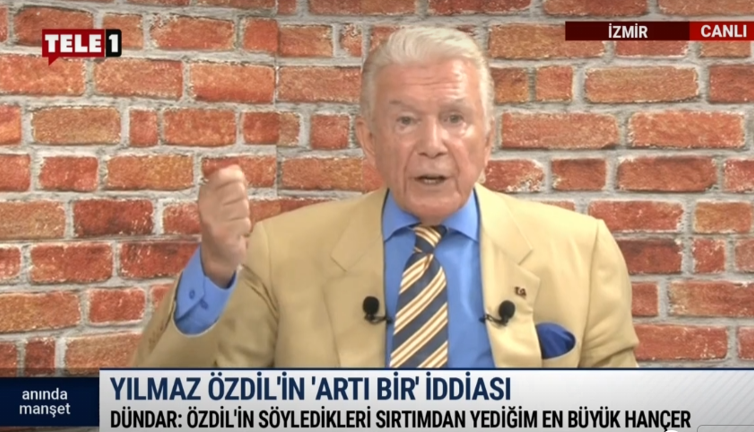 Yılmaz Özdil ve Uğur Dündar canlı yayında birbirine girdi