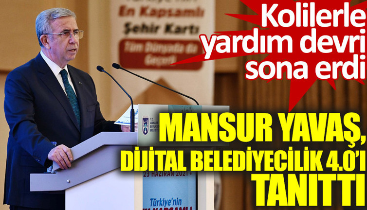 Mansur Yavaş Dijital Belediyecilik 4.0'ı tanıttı