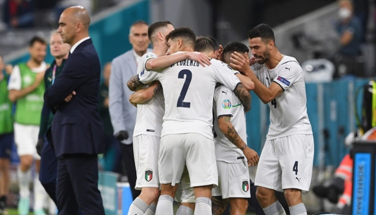 Dev maçta kazanan İtalya