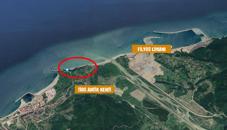 2 bin 700 yıllık antik kente konut yapılacak. Karadeniz'in kıyısındaki tarih yok edilecek