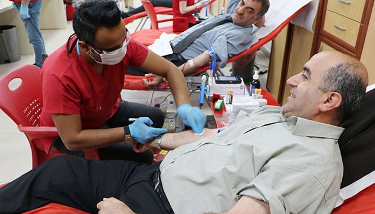 50 kez kan bağışında bulundu