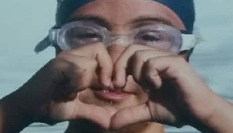 Madalya alanların arkasında down sendromlu İrem Öztekin vardı