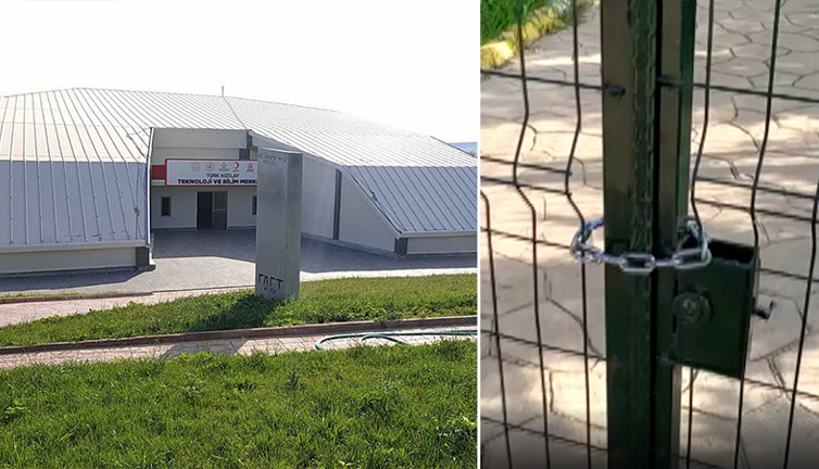 AKP’li belediyenin ‘uzay merkezi’nin kapısına 5 ayda kilit vuruldu