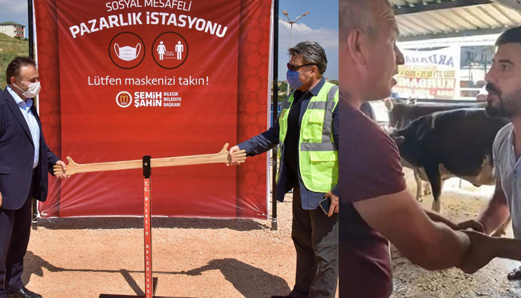 Geçen bayram tokalaşmatik bu bayram temasmatik