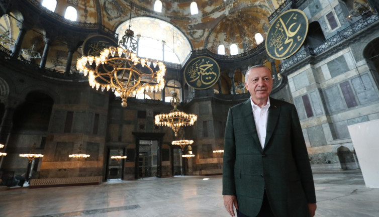 Erdoğan'dan Ayasofya mesajı
