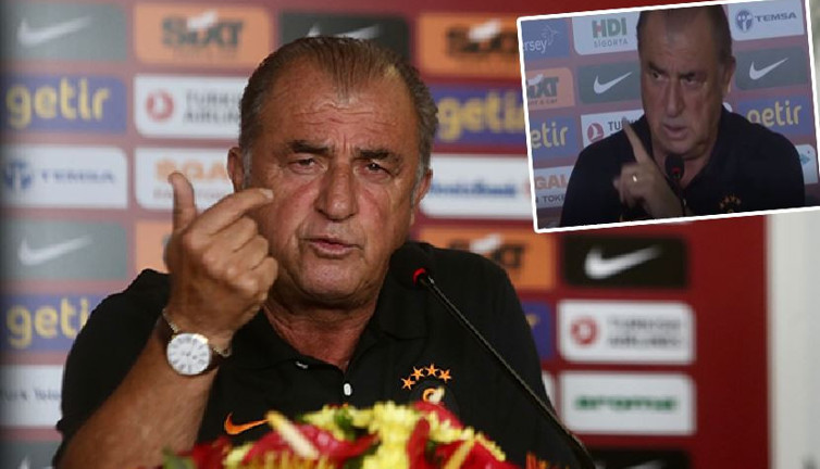Fatih Terim gazeteciye bakın ne dedi