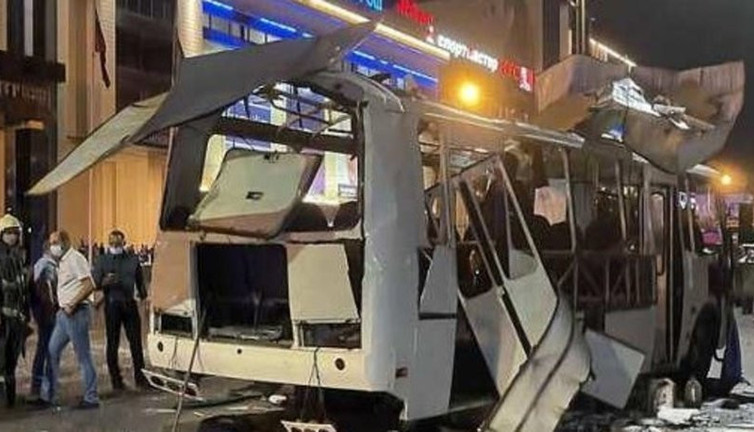 Rusya'da yolcu otobüsünde patlama (13 Ağustos 2021)