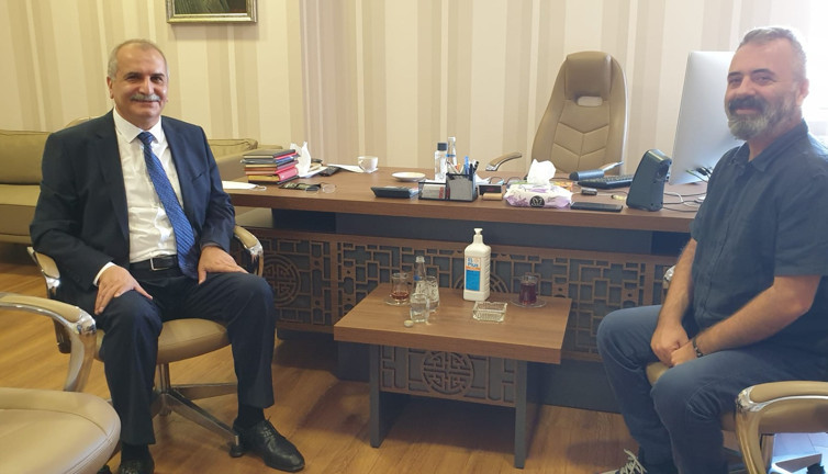 İYİ Partili Ahmet Çelik’ten TV 100'e ziyaret