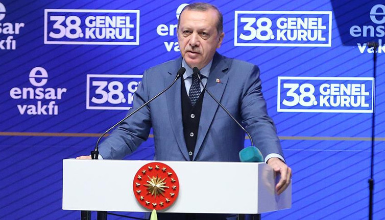 Erdoğan'dan Ensar Vakfı'na bir kıyak daha