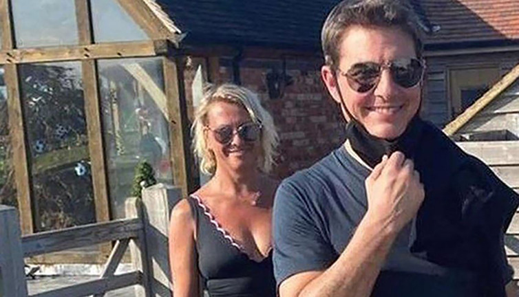 Helikopterden dünyaca ünlü yıldız çıktı. Evlerinin arka bahçesine inmesine izin verdiler