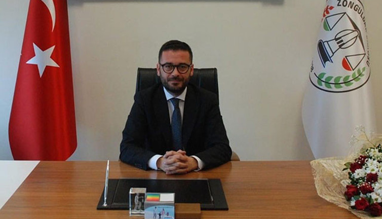 Zonguldak baro başkanına yumruklu saldırı