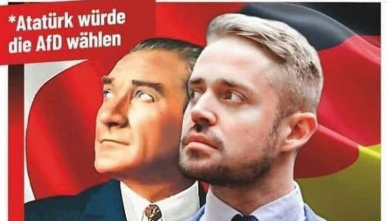 Alman faşistin yaptığı terbiyesizliğe bakın