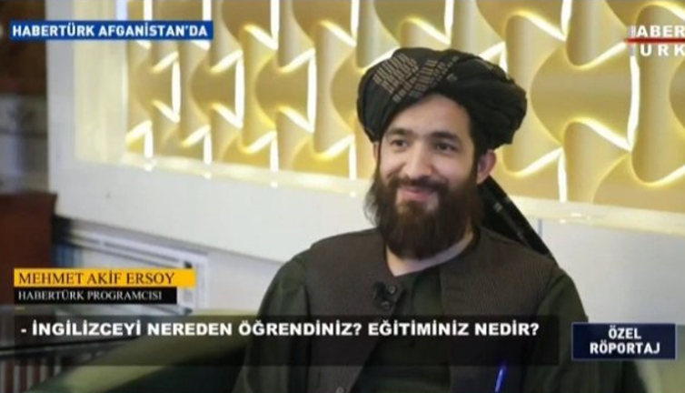 Mehmet Akif Ersoy ''İngilizce'yi nerede öğrendiniz?'' diye sordu! Taliban yöneticisinden dikkat çeken yanıt