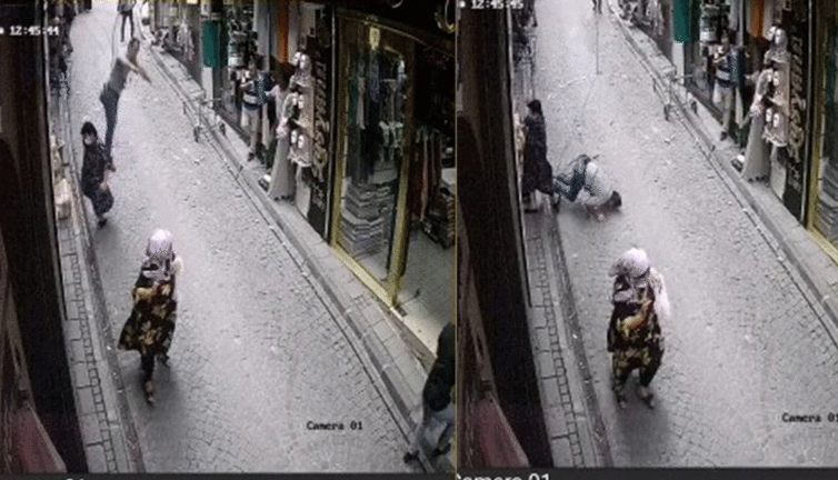 Kaza saniye saniye kaydedildi