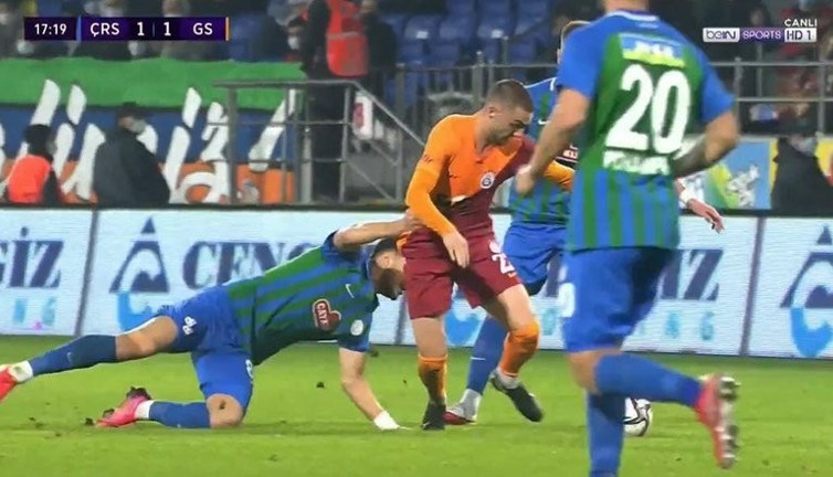 Rize’de hakem skandalı. Galatasaray’ı ince ince yediler