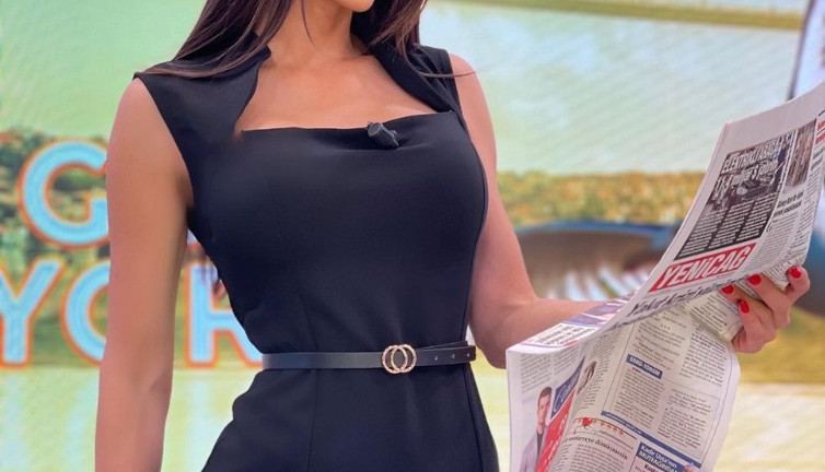 Ünlü sunucuyu sahilde yürürken köpek ısırdı