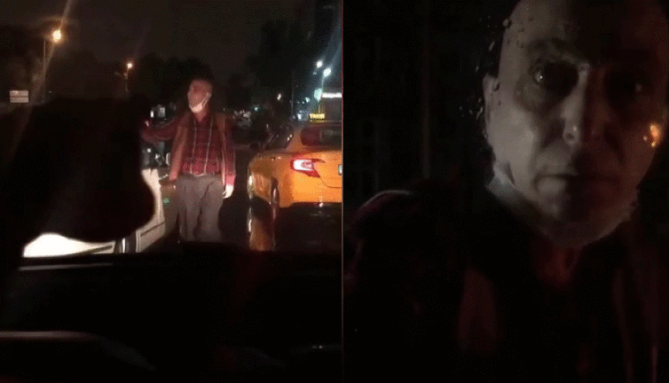 Taksi şoförü trafikte dehşet saçtı