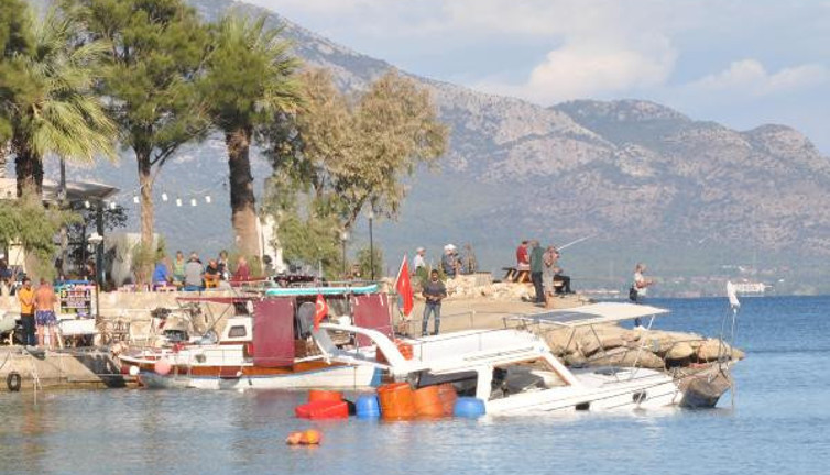 Batan tekne 5 gün sonra çıkartıldı