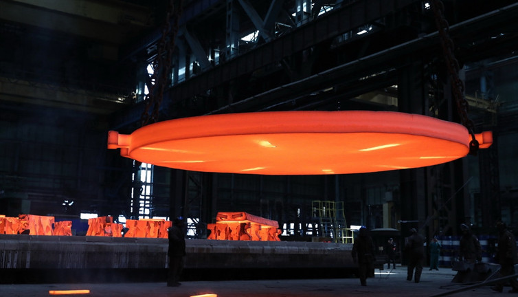 Akkuyu NGS'nin 3. ünitesine ait reaktör basınç tankı tabanı üretildi