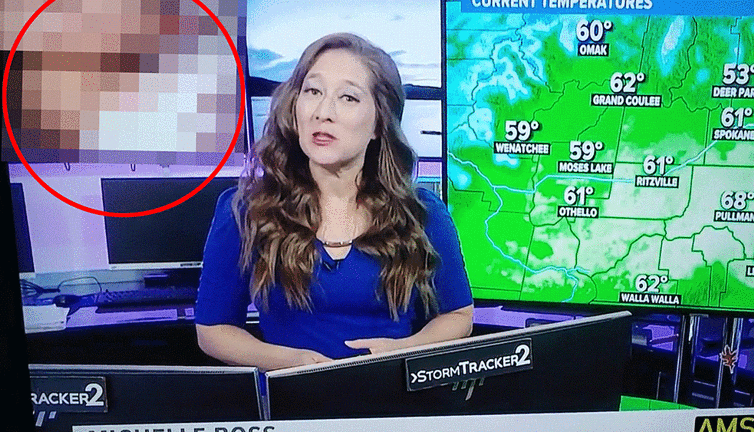 Haber bülteninde skandal görüntüler. Yanlış kaset devreye girince cinsel içerikli görüntüler ekrana yansıdı