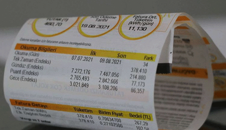 Elektrik faturası 120 TL üzerinde gelenler dikkat