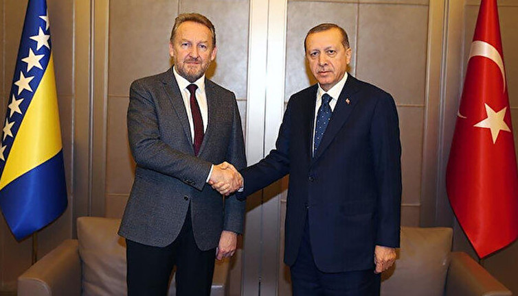Cumhurbaşkanı Erdoğan, Bakir İzetbegoviç'i kabul etti