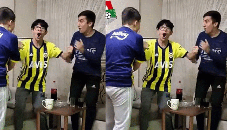 Galatasaray'ın golüne sevinen Fenerli çocuklar tıklanma rekoru kırdı