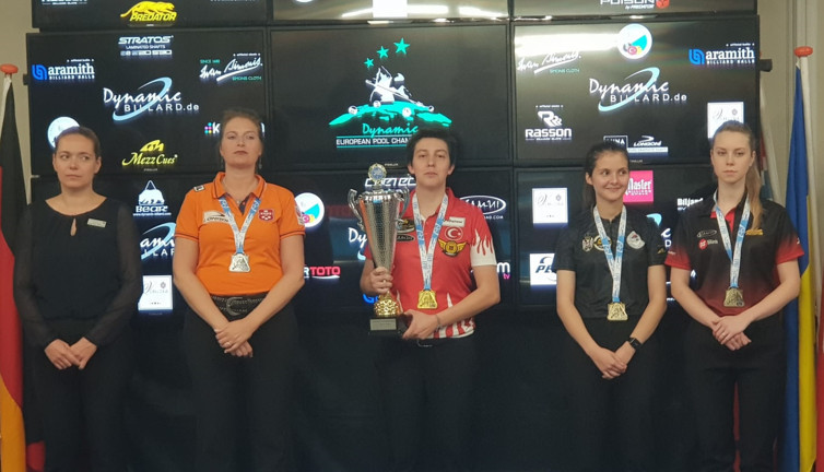 Milli bilardocu Eylül Kibaroğlu Avprupa Şampiyonu