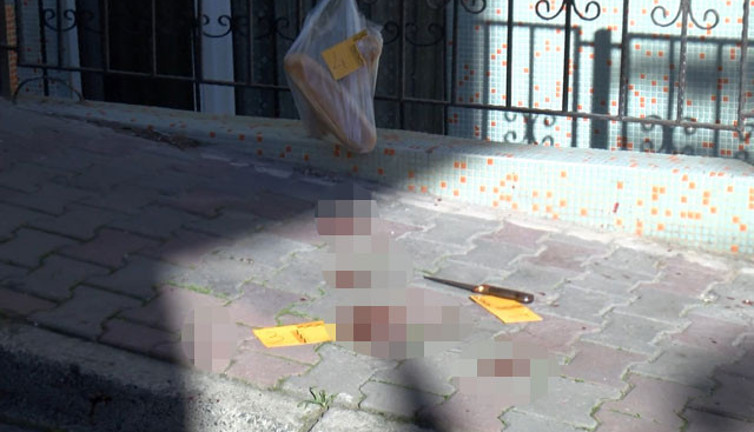 Bahçelievler'de kadın cinayeti! Geriye aldığı ekmekler kaldı