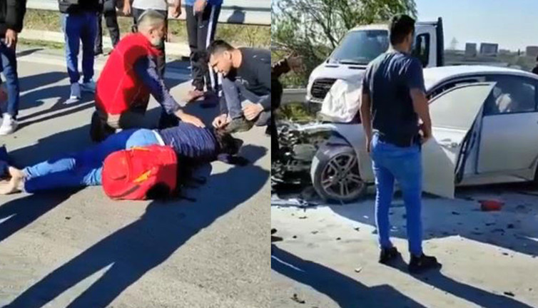 Otomobil ile minibüs çarpıştı: 6 yaralı