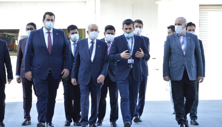 Karamollaoğlu'ndan Baykar'a taziye ziyareti