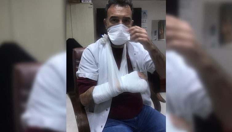 Alkollü hasta hastaneyi birbirine kattı