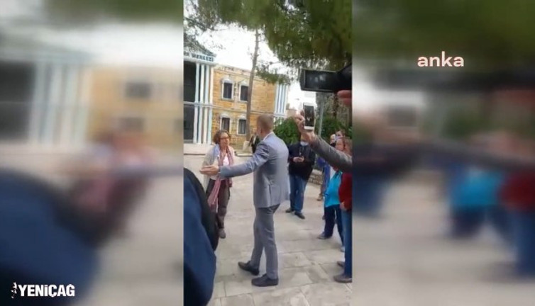 Zeytin ağaçlarını kesen şirket sponsorluğunda ‘Hasat şenliği’ne isyan etti gözaltına alındı