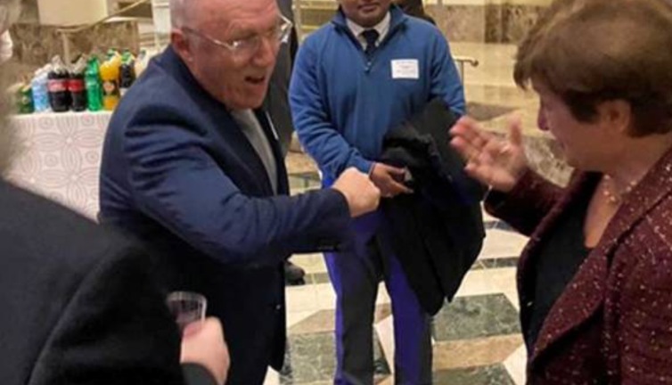 Gözden kaçan büyük haber! Washington Büyükelçisi Mercan IMF Başkanı ile buluştu