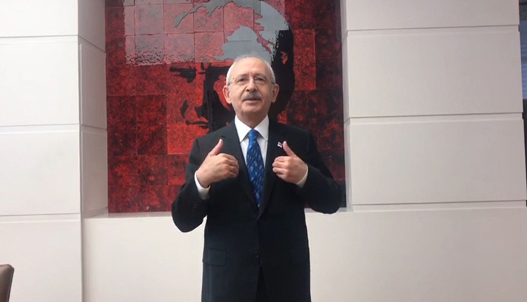 Muhalefet Liderleri işaret diliyle 'memleketim' dedi