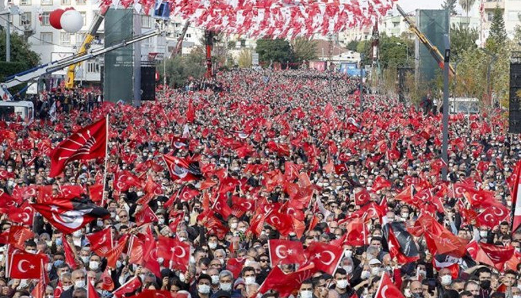 Valilikten CHP'nin Mersin Mitingi'ne ilişkin iddia: 21 bin 500 kişinin katıldı