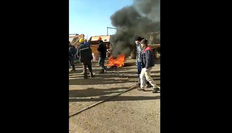 Flaş… Flaş… Termik Santral işçileri maaş eyleminde