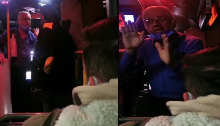 İşçisin sen işçi kal. Dolmuşa iş elbisesiyle binen işçiyi koltuk kirlenir diye koltuğa oturtmadı. Helal olsun kadın yolcuya işçiye sahip çıktı