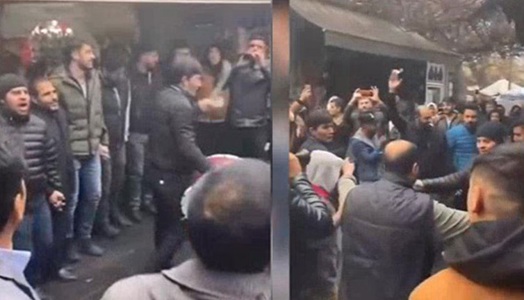 Esnaf doların düşüşünü halay çekerek kutladı. Doların fırlamasıyla iş yapamaz hale gelmişlerdi