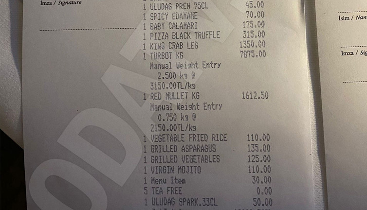 12 bin lira hesap ödeyen 8 bin liralık kalkan balığı yiyen sarayın sağ kolu kim