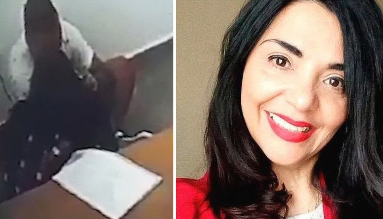 Kadın hakim, müebbet hapis cezası alan mahkumla öpüşürken kameralara yakalandı. Arjantin'de skandal görüntüler