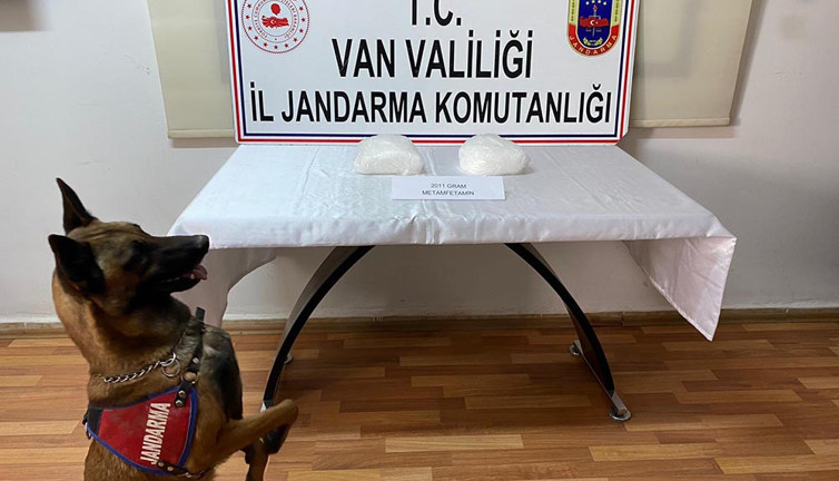 Van’da 2 kilo metamfetamin ele geçirildi