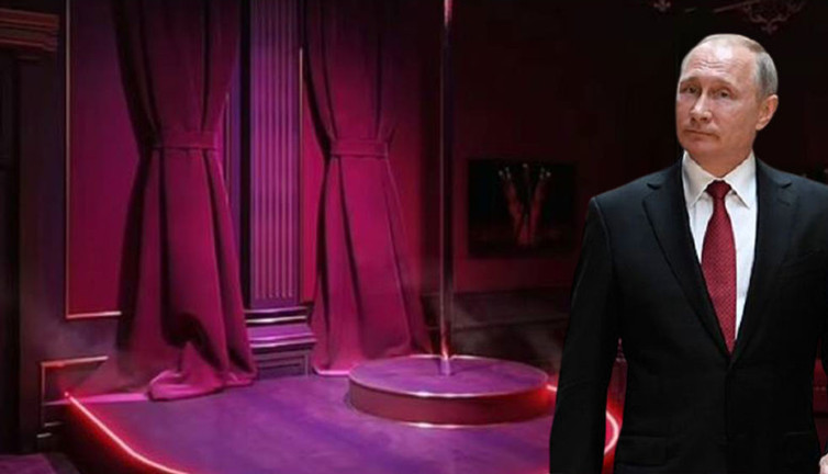 İşte Putin'in 'milyar dolarlık' harem odası. Striptiz salonunun görüntüleri de paylaşıldı