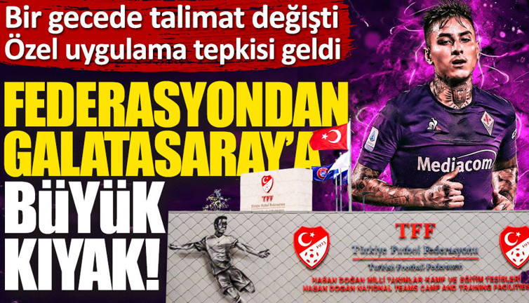 TFF'den Galatasaray'a büyük kıyak!