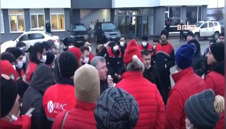 Metal işçileri işi bıraktı