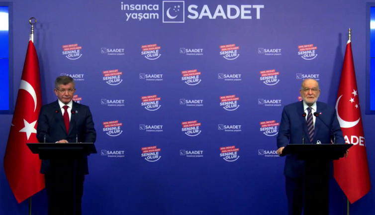 Davutoğlu ile Karamollaoğlu'ndan Erdoğan'a Osman Kavala tepkisi