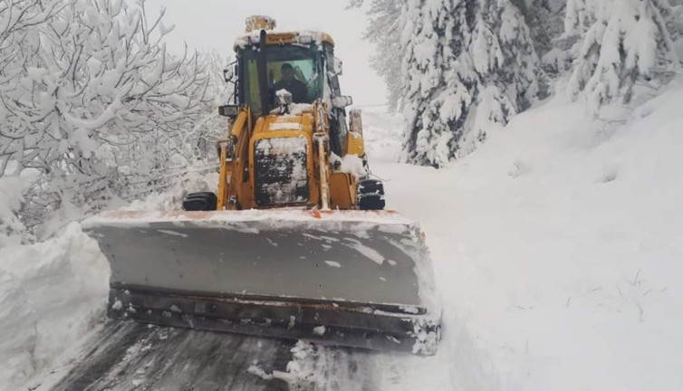 Çalışanlar koronavirüse yakalandı, karları belediye başkanı temizledi