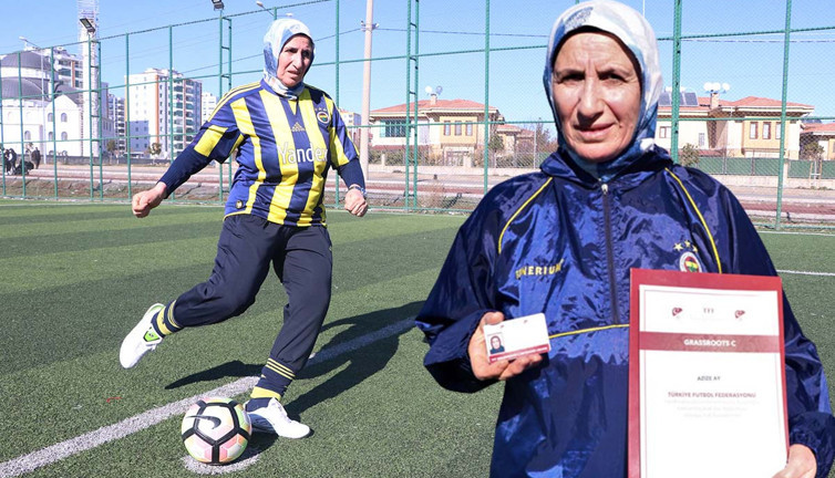 Aşçı Azize’nin futbol aşkı