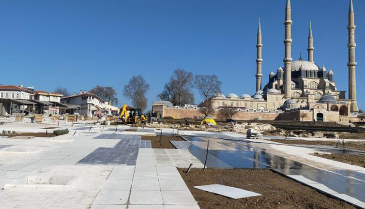 Mimar Sinan'ın ustalık eserinin çevresindeki çalışmada sona yaklaşıldı